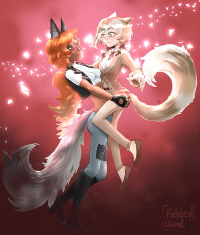 My OCs, Chyou and Hanayuki.